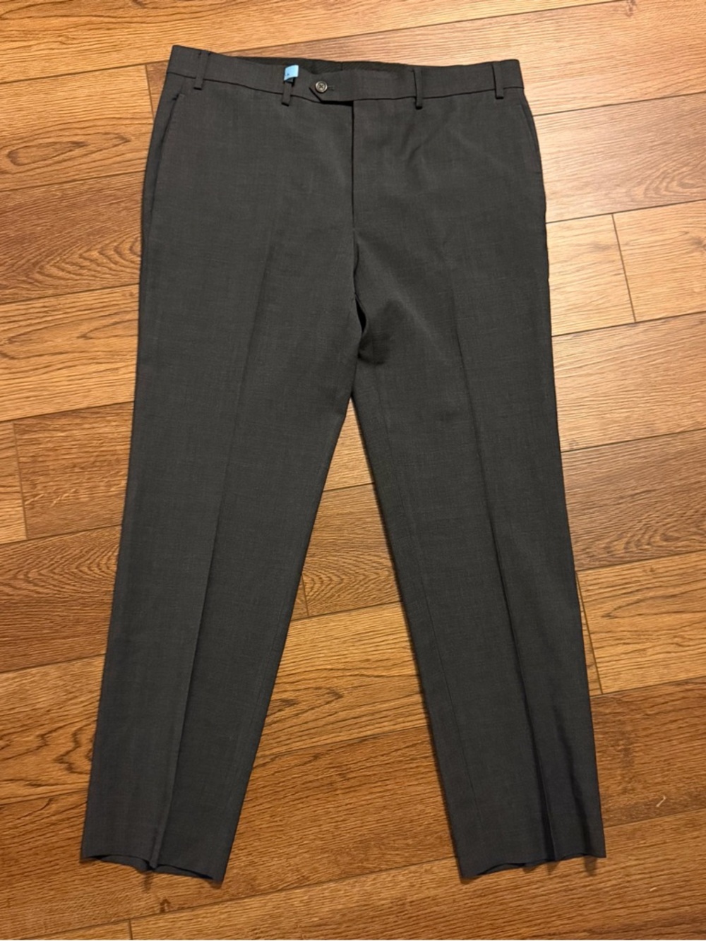 Lauren Ralph Lauren Men's Charcoal High Performance Wool Trousers‎ no size tag